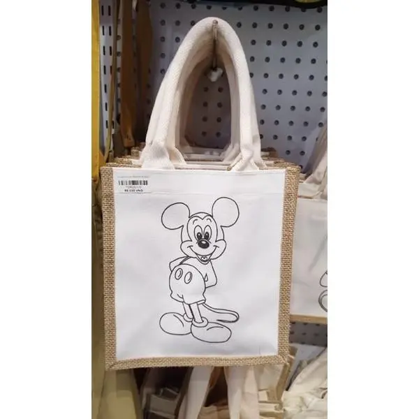 Túi cói in hình 23x21x15 - COLORMATE Bag Nữ