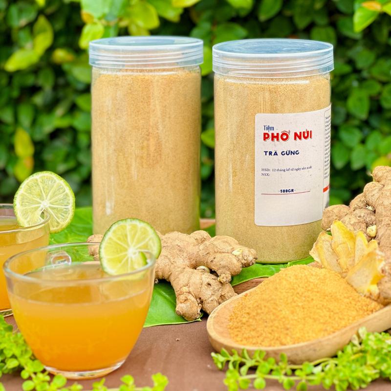  Combo 2 Hũ Trà Gừng Hoà Tan 500gram hũ - Tiệm Phố Núi 