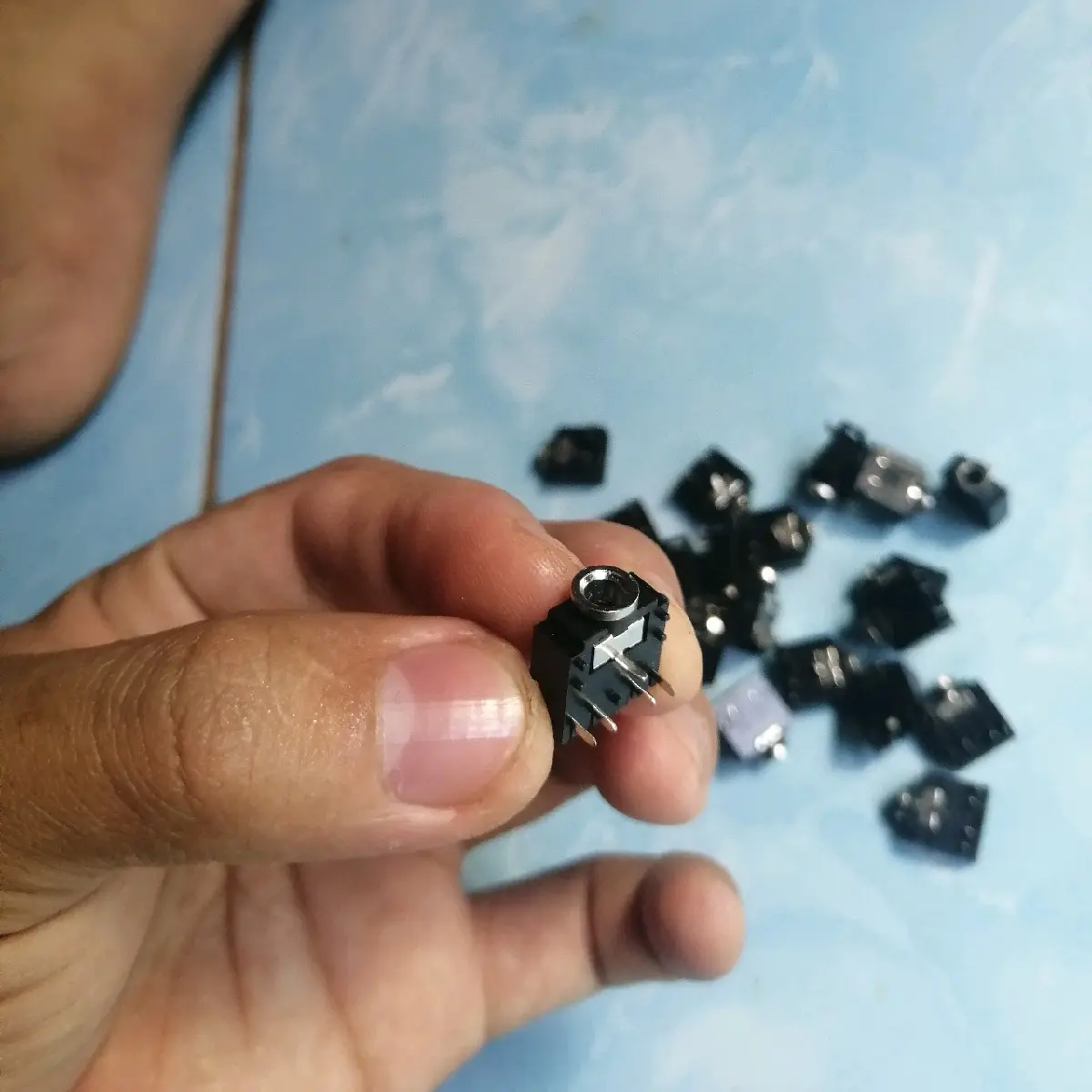 Jack AUX female 3.5mm 5pin stereo