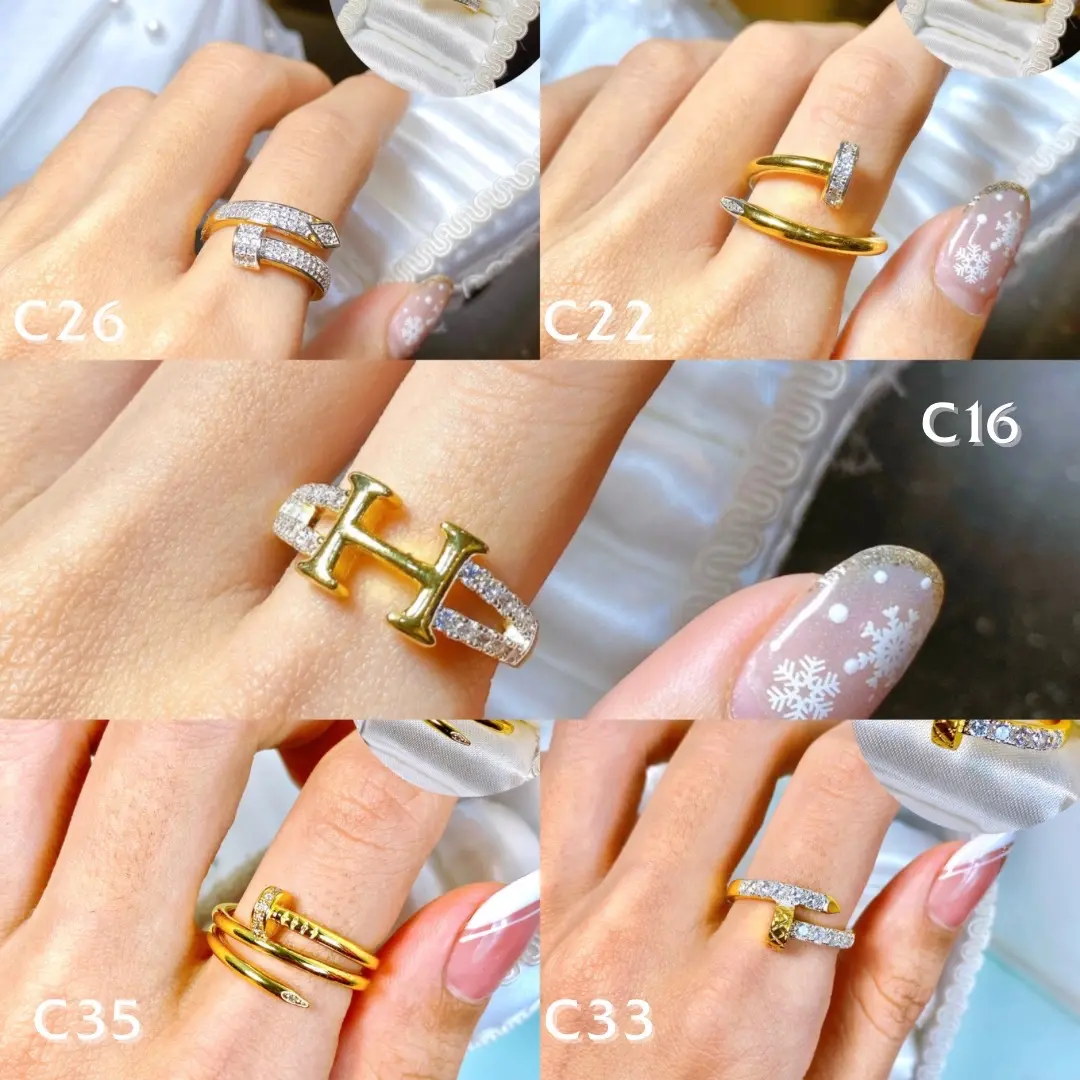 แหวนลายตะปู,ลายตัวอักษรH  *มี5แบบ*
