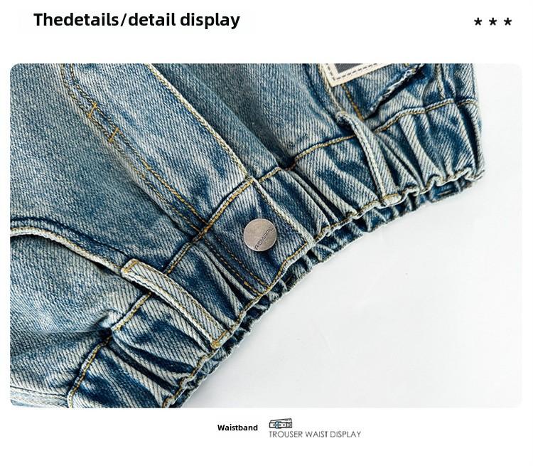 Product Introduction of Z1128 Boys Spring Autumn 2025 New Jeans Suitable for Boys Aged 4-16 17