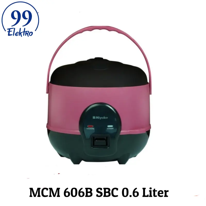 Miyako Rice cooker MCM 606B SBC 0.6 Liter / Penanak nasi miyako -  Garansi resmi 0