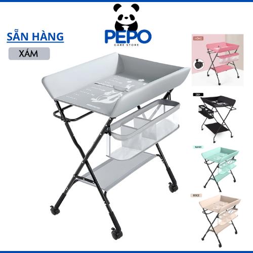 Bàn Thay Tã Di Động S3 Chăm Sóc Em Bé Bàn Massage Thay Quần Áo Cho Bé Sơ Sinh Có Thể Gập Lại Mẫu 2024 xe đẩy gấpgọn banthayta Nôi