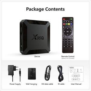 X96q Network Set-Top Box Allwinner H313 4K HD WiFi Android 10 Foreign Trade TV Box TV Box