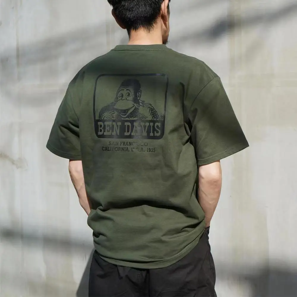 Ben Davis BDZ0-0006 new printed short sleeved T-shirt casual youthful trendy high-quality cotton comfortable