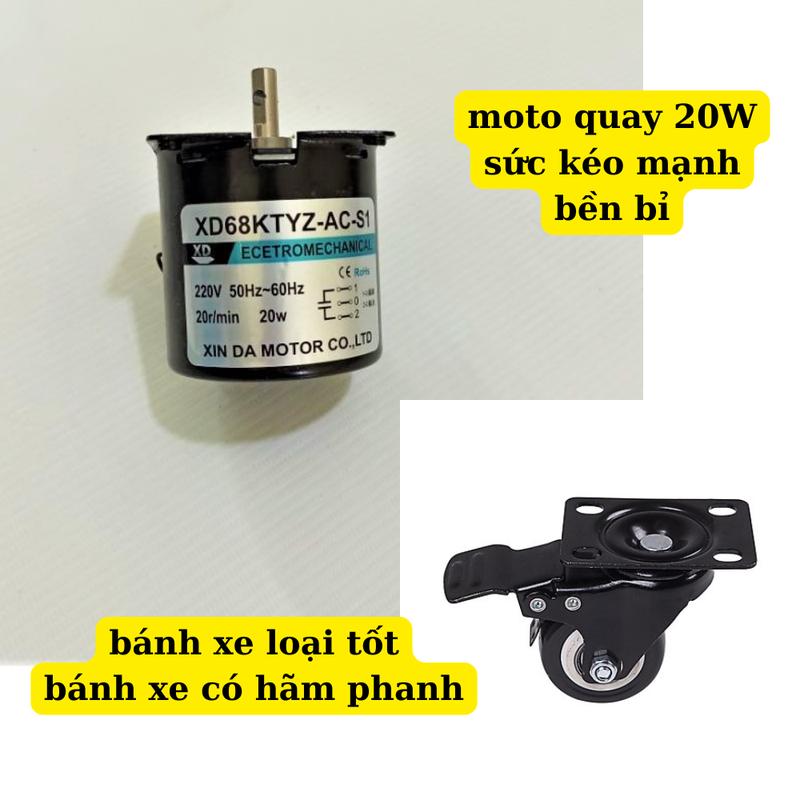 Bếp nướng thịt than hoa, bếp nướng thịt có moto quay 7 xiên, bếp nướng thịt inox không gỉ 5