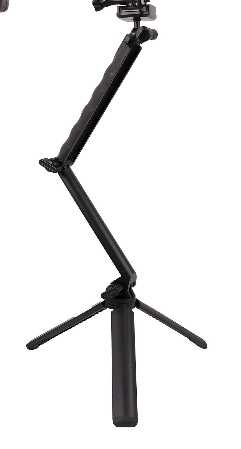 Statief Magic Arm Opvouwbare Drievoudige Verstelbare Arm voor GoPro12 Sportcamera 3-weg Beugel Drievoudige Selfie Stick Camping Feest_voghion.com