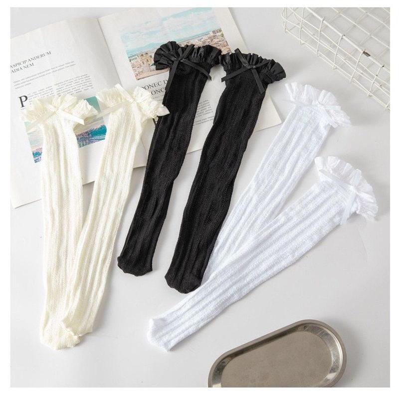 Vớ Nữ Nơ Bèo Nhún Dễ Thương [V34] Phong Cách Nhật Bản Cosplay - Phụ Kiện La Perbra 6