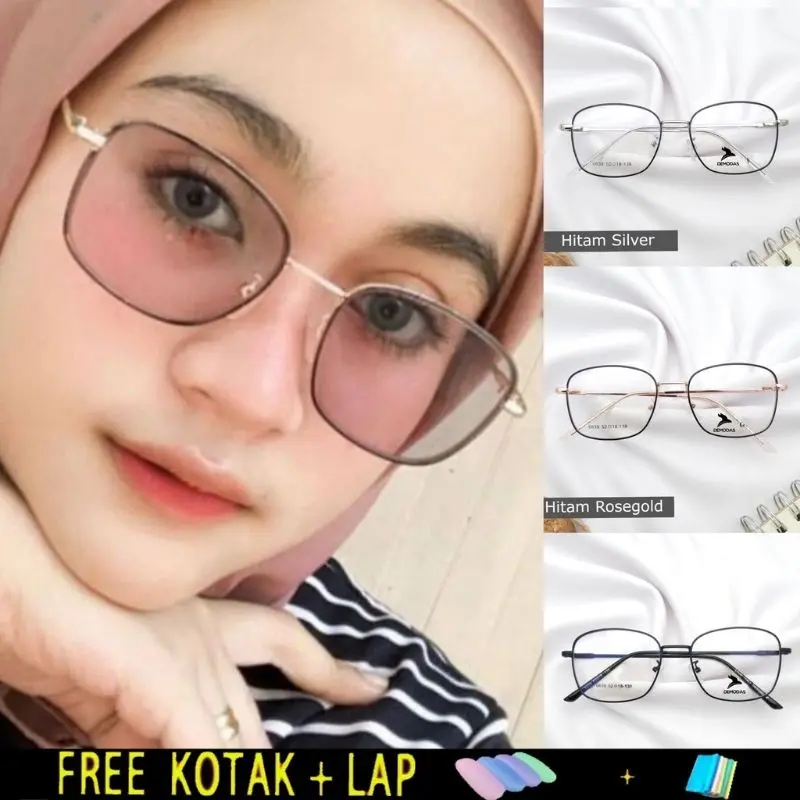 Kacamata Ptohocromic Anti Radiasi 2 in 1 Blueray Gaya Vintage Untuk Pria Dan Wanita Lensa