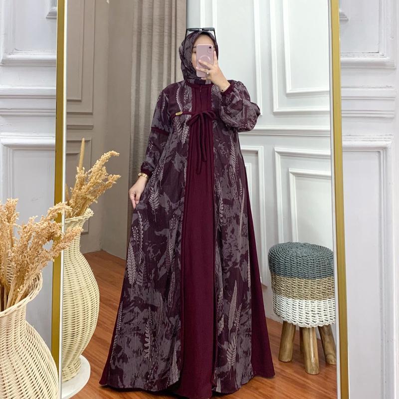Product Introduction of [7.7 BIG SALE] Gamis Shafira Set hijab Segiempat 0