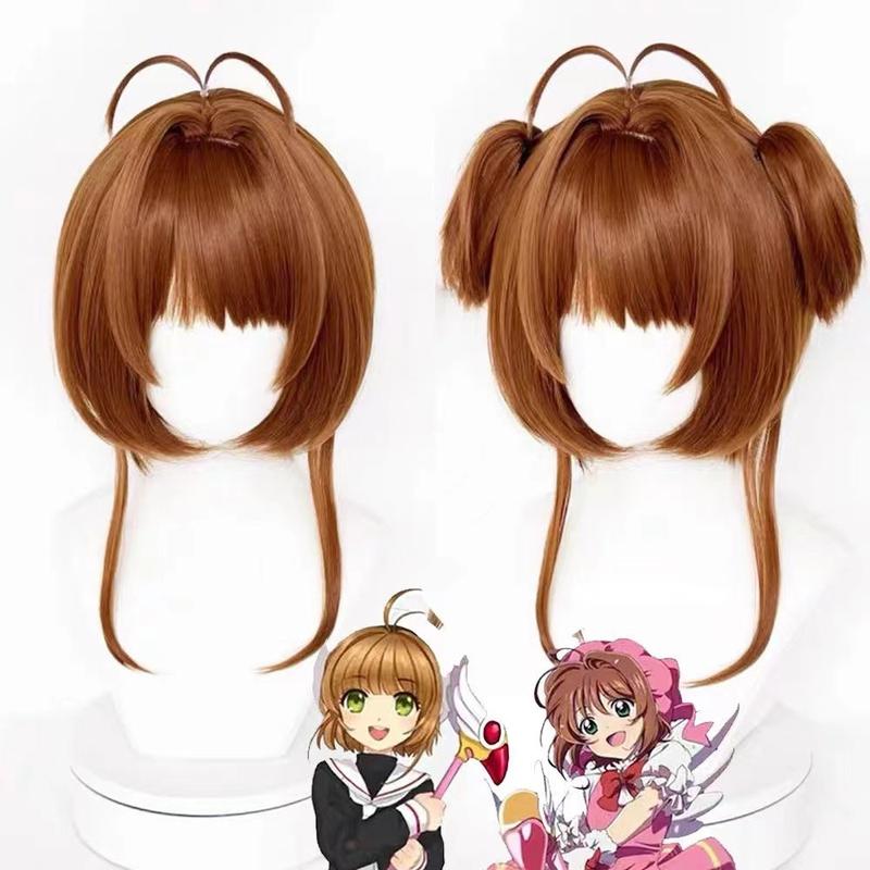 Rambut Palsu Cosplay, Shinsheng, Cardcaptor Sakura, Sakura Kinomoto ...