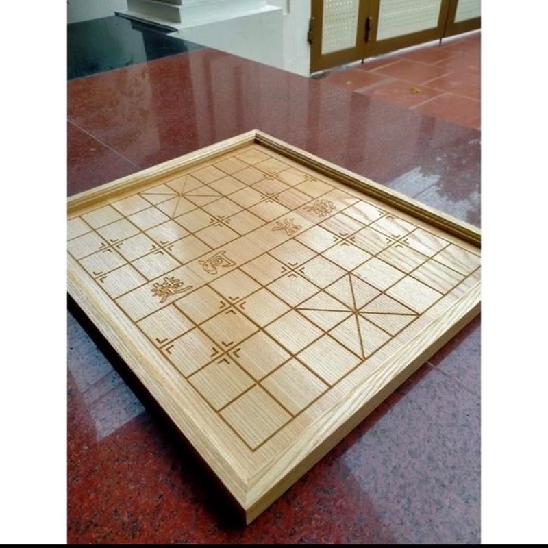Bàn cờ tướng gỗ sồi hàng đẹp giá rẻ