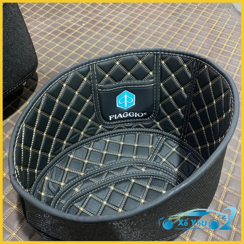 Lót cốp da Có Thêu Logo Hãng, dành riêng cho xe Vespa Sprint và Primavera