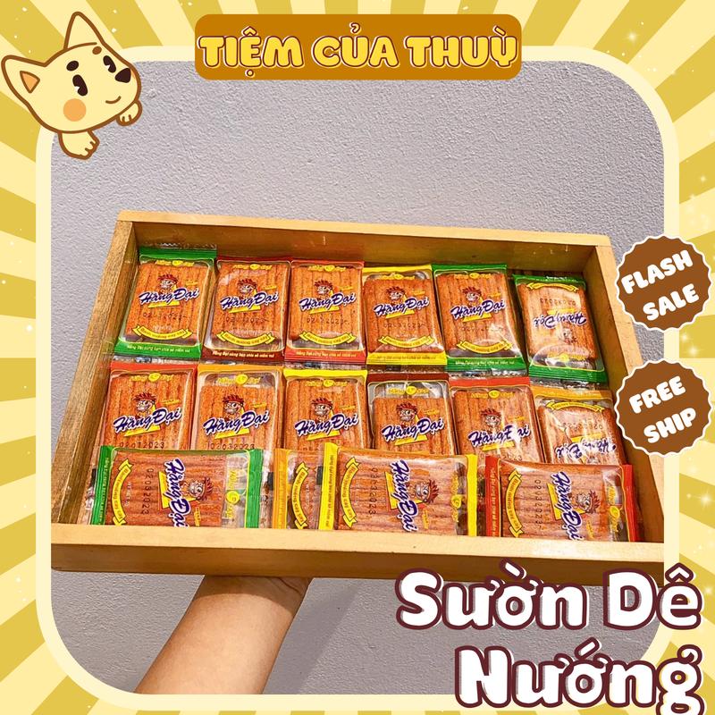   FLASH SALE  Gói Sườn Dê Nướng Hằng Đại Snack Dê Nướng đồ ăn vặt Hằng Đại 