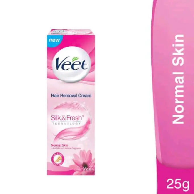 Veet Hair Removal Cream perontok bulu pink 25gr kulit mulus bersih putih bebas bau menyengat Organik Asam Amino Bebas Silikon Tanpa Pengharum 4