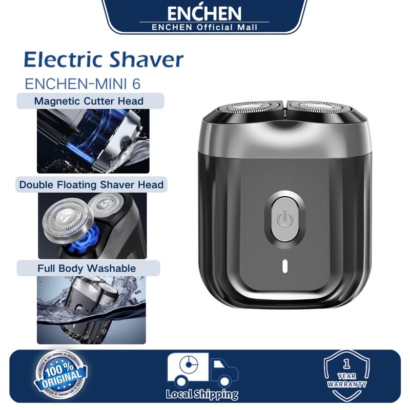 Enchen Electric Shaver Mini 6 Magnetic Cutter Head Portable Shaver ...