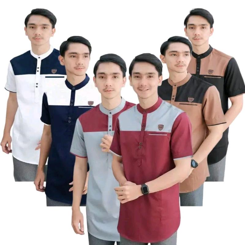 100ribu Dapat 4 Model Baju Koko Kurta Dewasa Katun Muslim 1