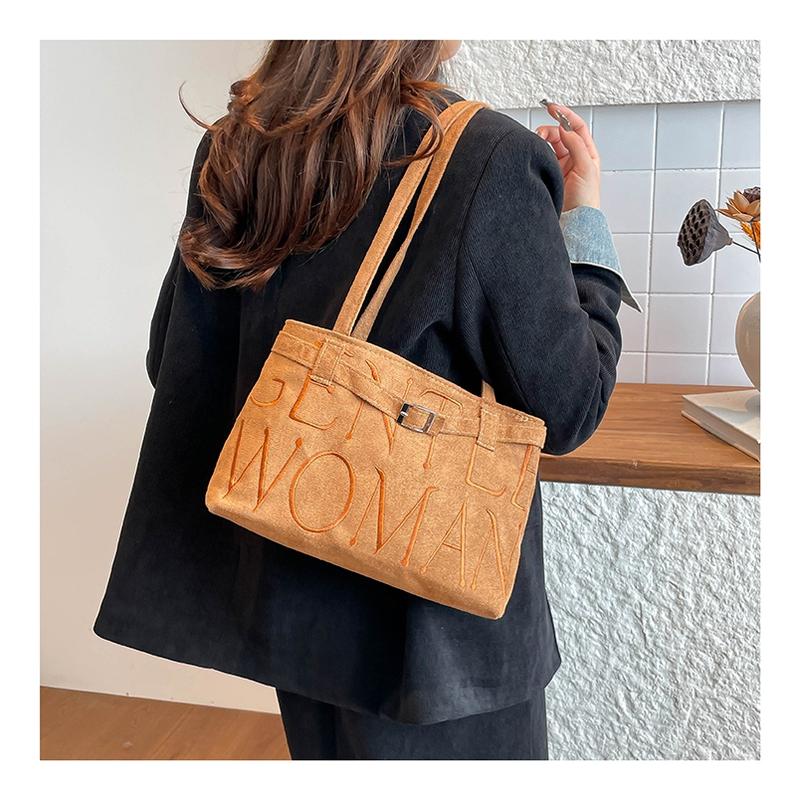 Mumu 8013 Bangkok Stylish Fashion Boxy Tote Shoulder Bag with Decorative Wrap Belt in Summer Color