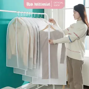 IBUMILLENIAL Jas Baju Cover Baju Gantungan Anti Air Anti Debu Pelindung Pakaian Ziplock