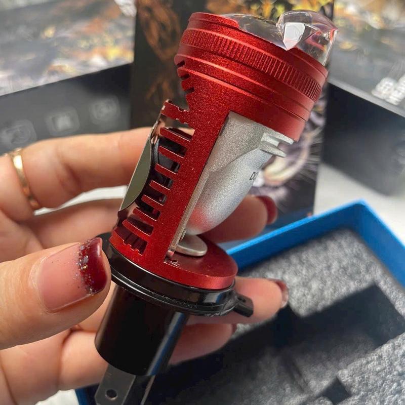 Đèn pha bi cầu mini PL P9 công suất 65w trợ pha mắt ếch chống chói chân H4