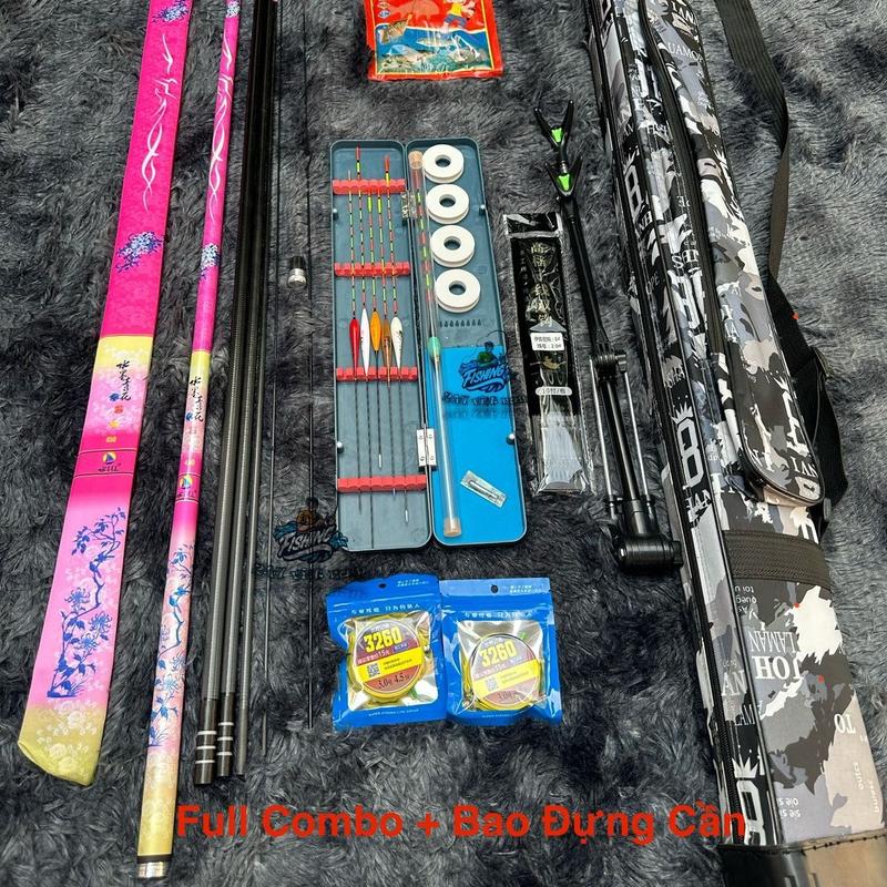 Combo Cần Câu Tay Hoa Mực Nước 5H Hồng Chất Lượng Đi Câu Bắt Cá Fishing Đồ Câu Fishing 247 Việt Nam