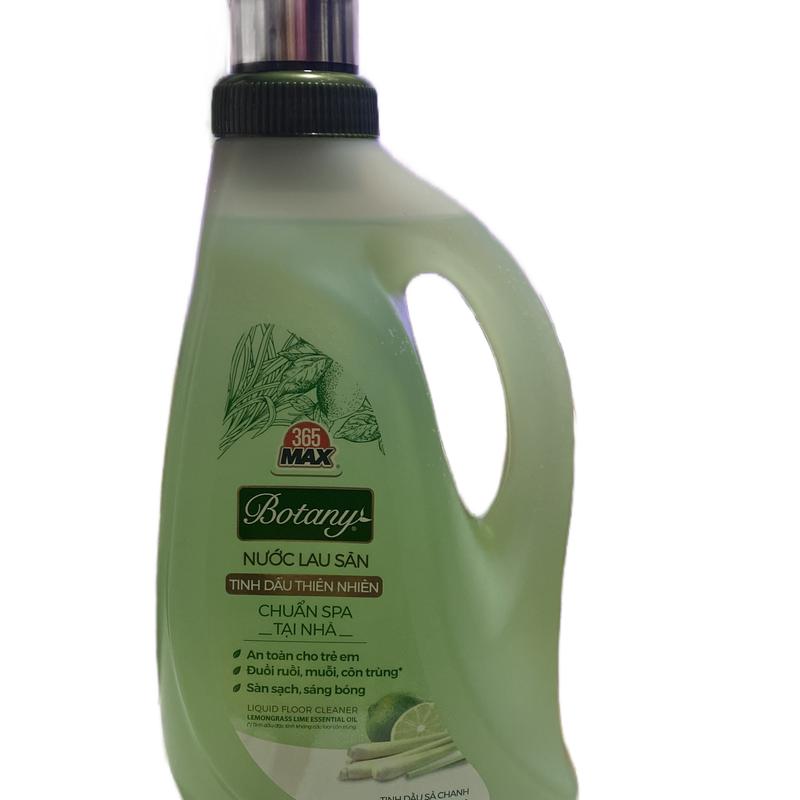 Nước Lau Sàn 365 Max Botany Tinh Dầu Sả Chanh Chai 1.25L 6