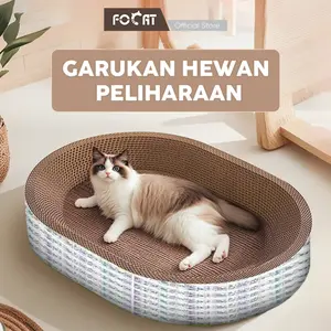 FOCAT Garukan Hewan Peliharaan M104-M106 Cat Scratch Board Extra Tebal Papan Garuk Mainan Kucing