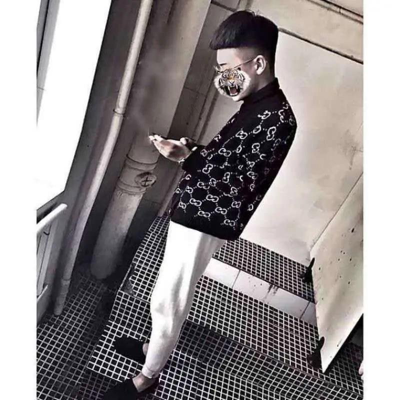 Áo Cardigan Len Nam, Áo Mặc Bên Ngoài Thời Trang, Phong Cách Hàn Quốc Mới 2020, Thích Hợp Cho Mùa Thu Và Mùa Đông, Áo Khoác Len Cùng Phong Cách Người Nổi Tiếng Trên Internet, Dành Cho Nam Giới 3