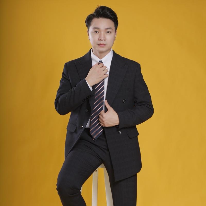 bộ vest nam 6 cúc kẻ xọc chìm,trẻ trung hàn quốc ,hàng đủ size ,mẫu tự chụp không chỉnh sửa Áo Quần Menswear Sơ Mi Kem