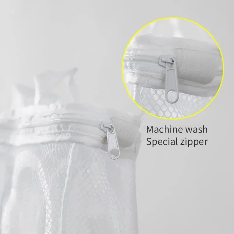 Washing Shoes Mesh Bag Washing Machine Special Laundry Shoe Protector Anti-deformation Drying Bag Travel Shoe Storage Bags 4