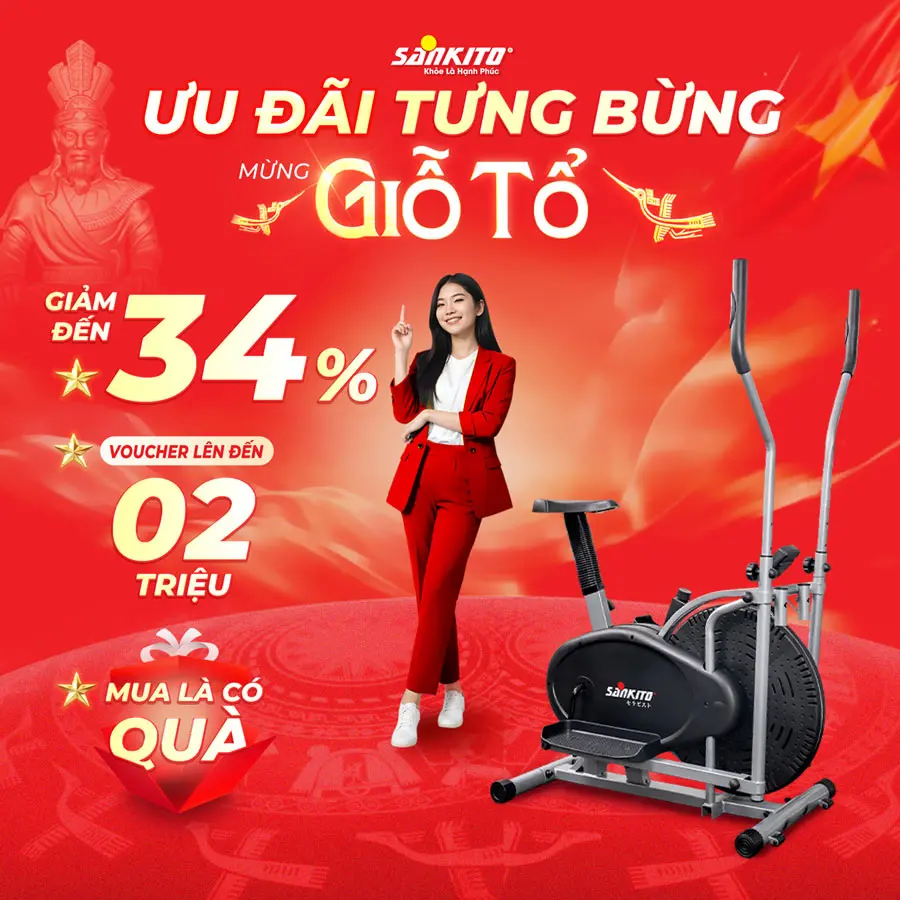 Xe Đạp Tập Sankito S-7955 Giúp Rèn Luyện Sức Bền Cho Cơ Thể