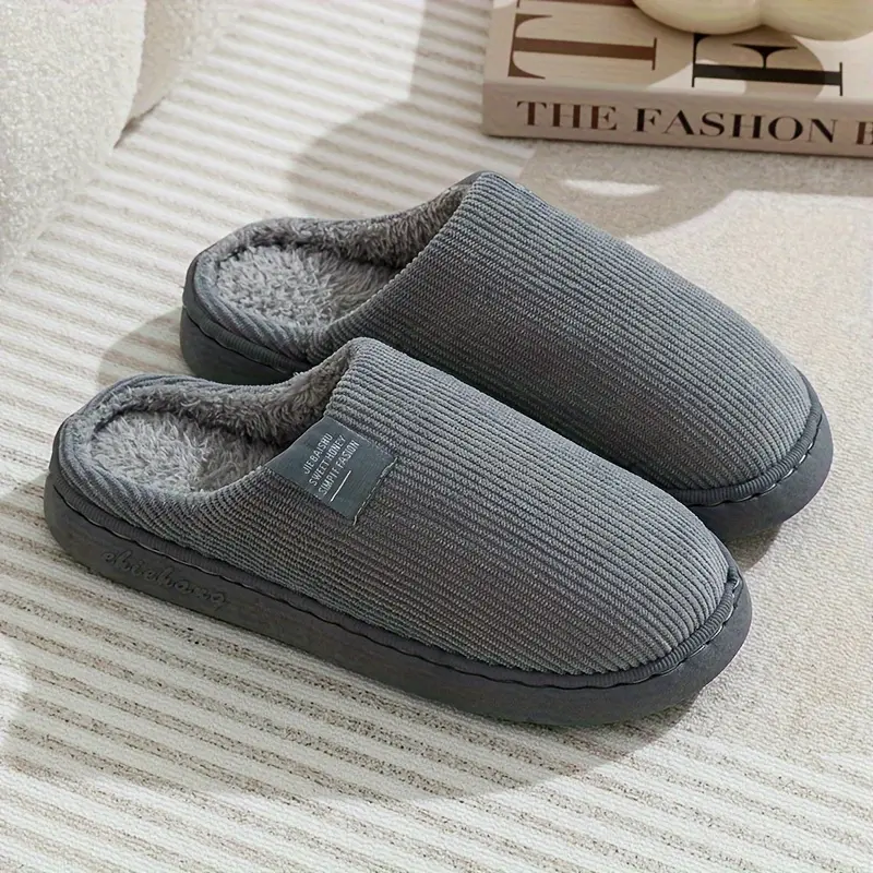 Couple Vertical Stripe Slippers 3
