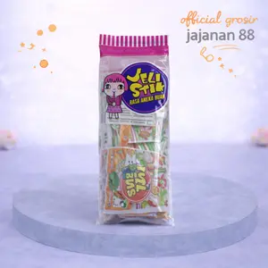 Permen Jelly Stik Rasa Apel Anggur Jeruk Nanas Stroberi Rio isi 50 pcs