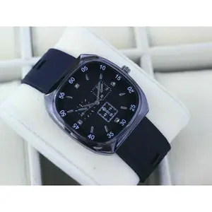 JAM TANGAN WANITA PERSEGI RUBBER ANALOG FASHION FREE batrai cadangan