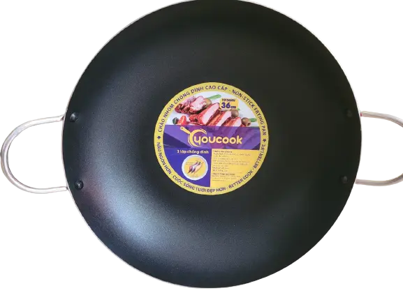 Chảo Xào 2 Quai Chống Dính  You Cook 38cm 0