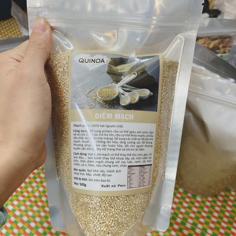Hạt diêm mạch (Quinoa) 500g túi 0