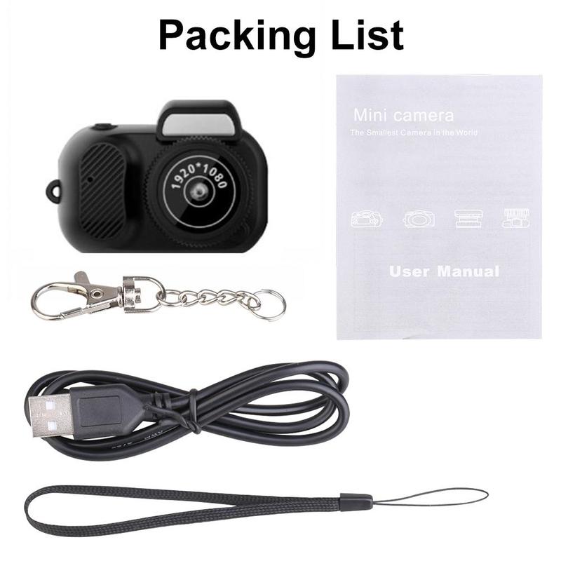 Product Introduction of Mini Keychain Camera with Built-In Screen-Necklace Camera, Keychain Camera 1080P HD Keychain Video Camera, Compact Portable Camera Lasting Nostalgic Photography and Videography Memories Vlog, Best Festival Christmas Gifts for Teenagers, Girls(32GB Card) 8