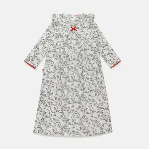 Shirt dress maxi cotton/ Ghamis dress katun anak/ Rodeo Junior Girl Festive