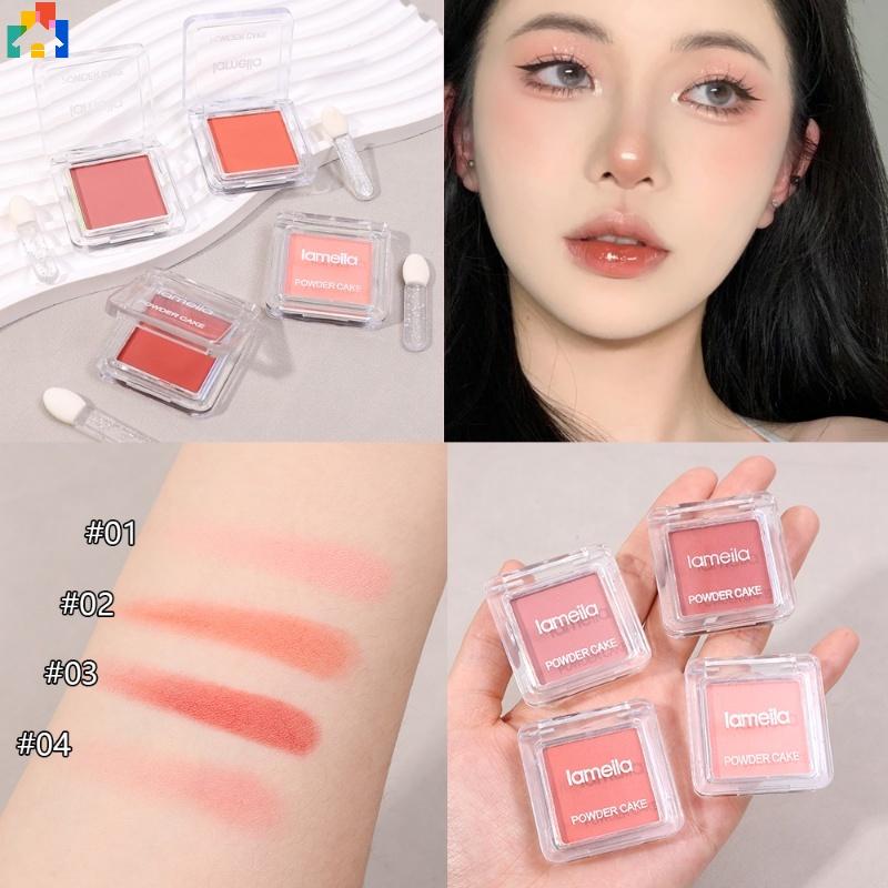 LAMEILA-Phấn Má Hồng Cho Mặt, 4 Màu, Mờ, Màu Má Tự Nhiên, Làm Sáng Khuôn Mặt, Mỹ Phẩm Không Thấm Nước, Phấn Má Hồng, Trang Điểm Mềm Cho Nữ 0