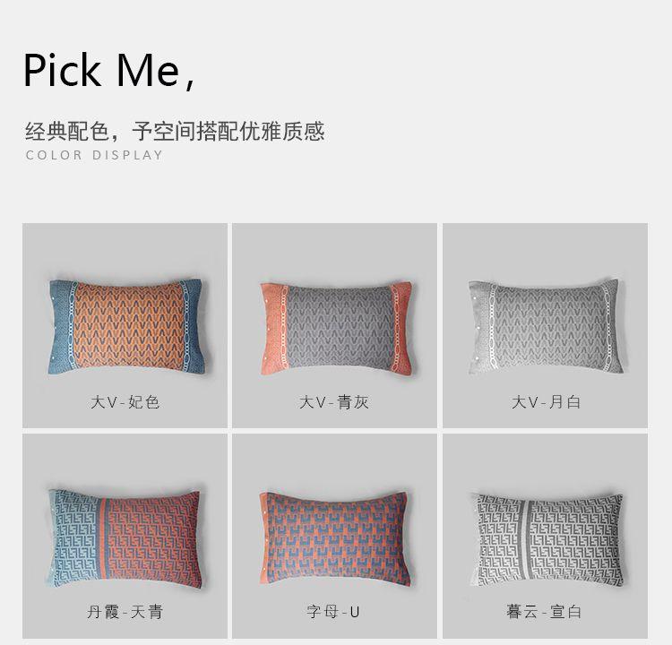 Product Introduction of Vỏ Gối, Gạc Bốn Lớp Bông, Một Cặp Đơn, Vỏ Gối Cặp Đôi Đơn, Làm Bằng Bông Nguyên Chất, Có Khóa, Chống Bám Bẩn, Vỏ Gối Thông Dụng 4