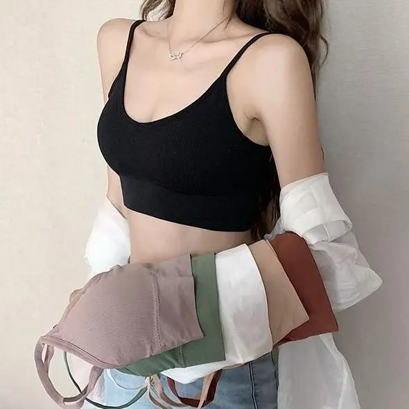 Áo bra nữ 2 dây tập gym Tập Yoga thể thao đẹp hở lưng -  Áo lót học sinh không gọng mút mỏng VALICA B367 Sport Cotton Đồng Tập Thể Dục 3