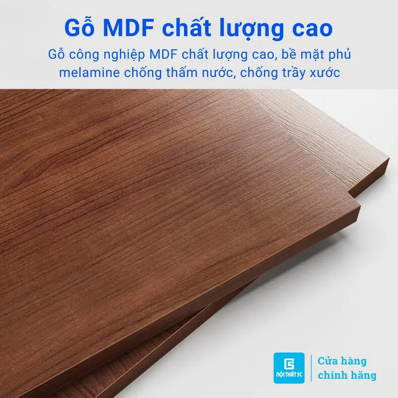 Bàn làm việc T-table kèm kệ lửng để sách để laptop sách vở học tập lắp ghép 8