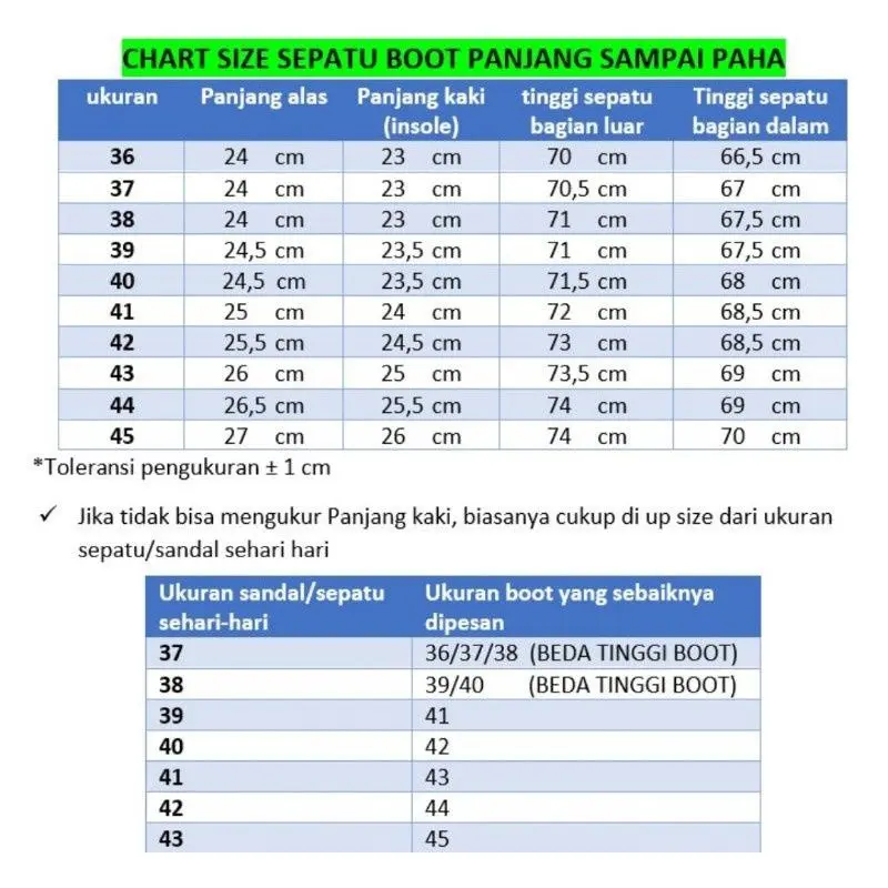 Sepatu Sawah Sepatu Boot Karet Panjang Sepinggang 110 Cm Sepatu Boots Hijau 5