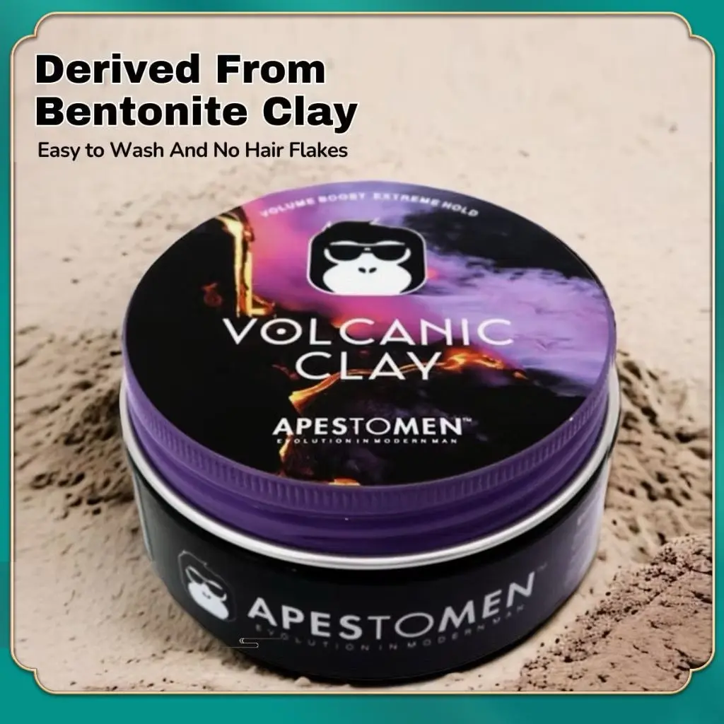 Sáp Tóc Nam 80g Volcanic Clay – Tạo Kiểu Thoải Mái Suốt Ngày