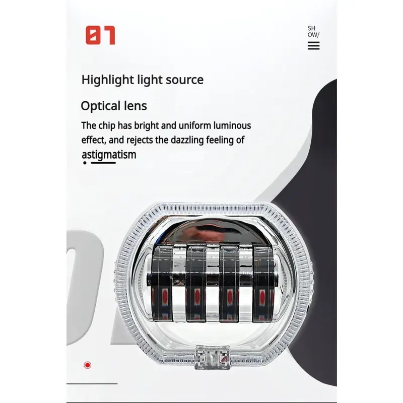 BECKY Lampu Tembak DayMaker Biled New Shroud Projie Biled 5 Kabel Lampu tembak Biled gen 2 Projie Biled proji Biled 4 lensa 8D 2