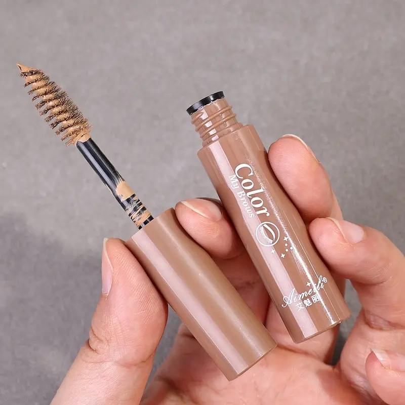 [AIMEILI] Mascara Chuốt Lông Mày 3D AIMEILI Chuốt Mày Đổi Màu Color My Brows Kháng Nước Lâu Trôi 3 Màu Sắc Tự Nhiên 8