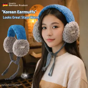 Auralux Winter EarCover Earmuff Wol Bulu Tebal Hangat Outdoor Unisex
