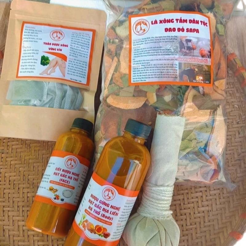 combo ở cữ chăm sóc sau sinh cơ bản #250k + Tặng cây muối chườm mắt