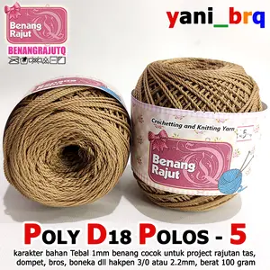 POLY D18 POLOS BENANG RAJUT Q