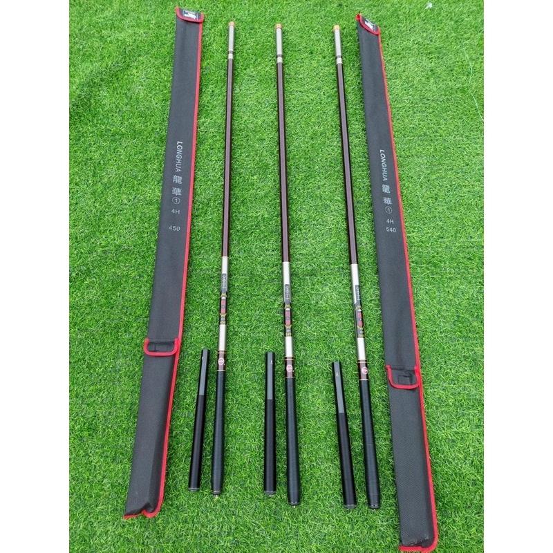 Cần Câu Tay Cao Cấp GW LongHua số 1 Ngọn Đặc Chính Hãng - Chất Lượng -Giá bình dân- Tặng kèm ngọn Phụ Đi Câu Fishing can cauda